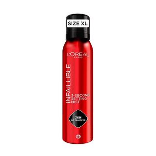 L'Oréal Paris Rocío de fijación de maquillaje infalible, 150 ml
