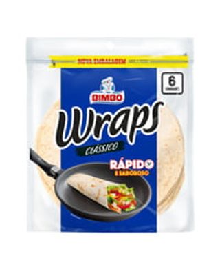 Wraps Bimbo Clássico 6 unidades 240 g