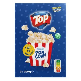 Top Popcorn solony, 3x100 g
