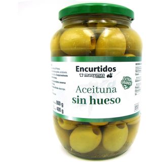 Aceituna Extra Grand Sin Hueso, Tarro 400 G