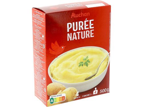 PURÉ BATATA AUCHAN 500G