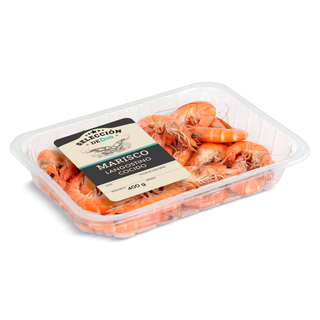 Langostino Cocido Selección De Dia Bandeja 400 G