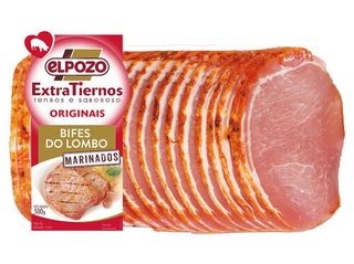 BIFES DO LOMBO MARINADO:EXTRA TENRO 500GR