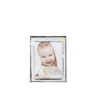 Portafoto bimbo Orsetto pilota foto 13x18 cm - Beltrami con argento Miro Silver