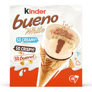 Kinder Bueno White Cono Gelato 4x62g
