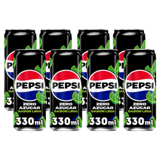 Pack Pepsi Zero Lima Lata 8x33cl