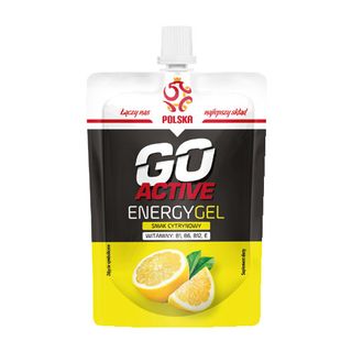 Go Active Żel energetyczny smak cytrynowy, 100 g