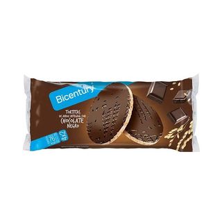 Tortitas de Arroz Integral con Chocolate Negro - Bicentury - 4 x 2 unidades 8423207000086