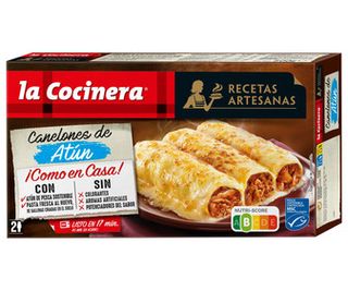 Canelones Atun Msc La Cocinera 8Ud 500G.