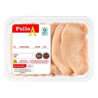 Pechuga Pollo Fileteada 600G.