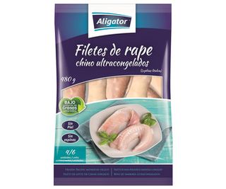 Filetes de Rape Chino Ultrancongelados y sin Piel Ni Espinas 480 G.
