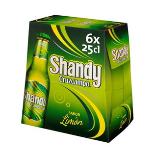 CRUZCAMPO Cerveza Shandy Limón 250Ml, Pk-6