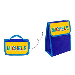 Zainetto bambino porta merenda - nome Michele