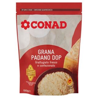 CONAD Grana Padano DOP Grattugiato 100 g - 8003170023987