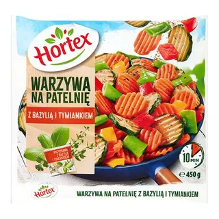 Hortex Warzywa na patelnię z bazyli. i tymiank. 450 g