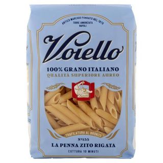 Voiello Pasta La Penna Zito Rigata N°155 Grano Aureo 100% Italiano Trafilata Bronzo 500G - 218339