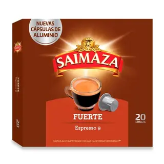 SAIMAZA Café Fuerte Capsulas, 20Ud