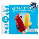 Carrefour Classic Stecchi Frutta Frutti Di Bosco E Ananas 3+3 360 G -1846
