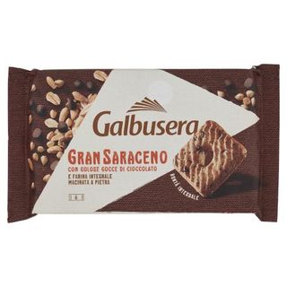 Galbusera Gran Saraceno Con Golose Gocce Di Cioccolato E Farina Integrale Macinata A Pietra 6X43,3 G - 115328