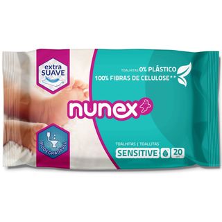 Toalhitas Bebé Sensitive Nunex (emb. 20 un)