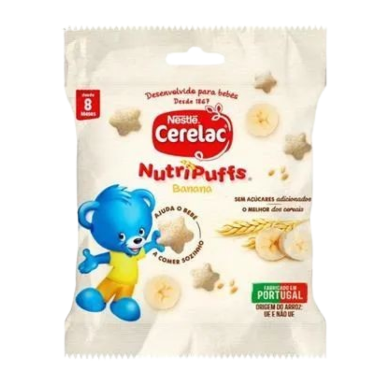 Cerelac Snack para Bebé de Banana Nutripuffs +8M 7g
