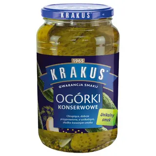 Krakus Ogórki konserwowe, 920 g/450 g