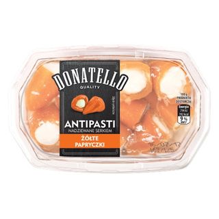 Donatello Antipasti Zółte papryczki, 180 g