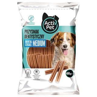 Activ Pet Przysmak dentystyczny Dental Sticks Medium, 400 g