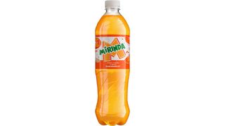 Mirinda - Napój gazowany o smaku pomarańczowym bez cukru. Zawiera substancje słodzące. - 850 ml