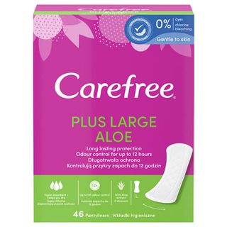 Carefree Wkładki higieniczne aloe plus large, 46 szt.