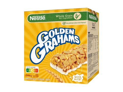 BARRAS DE CEREAIS NESTLÉ GOLDEN GRAHAMS 6X25G