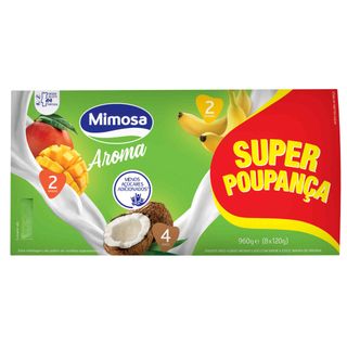 Iogurte Aroma Coco, Manga e Banana Mimosa (emb. 960 gr (8 un))