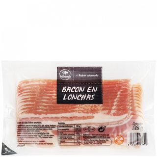 Bacon Lonchas Carrefour 200 Gr.
