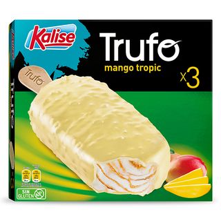 Kalise helado trufo mango tropical 3 unudades 240 g