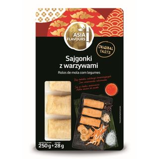 Asia Flavors Sajgonki z warzywami + sos, 250 g + 28 g