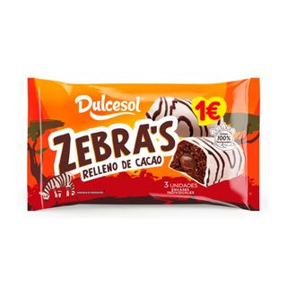 DULCESOL Bombón Zebra 3Ud, 120G