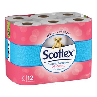 Papel Higienico Original Scottex 12 Rollos