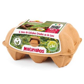 Ovos de Ar Livre Classe M/L Matinados (emb. 6 un)