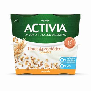 Iogurte Bifidus Pedaços Magro Cereais Activia Danone (emb. 460 gr (4 un))