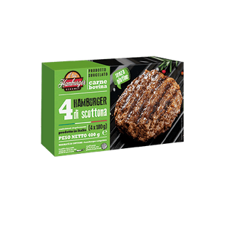 4 Hamburger Scottona 400G Il Sole