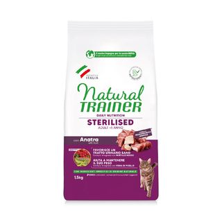 Natural trainer cat sterilised anatra 1.5kg
