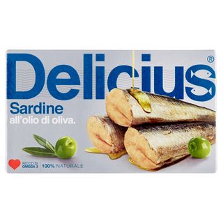Delicius Sardine all'olio di oliva 120 g