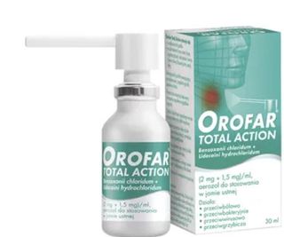 Orofar 2 mg + 1,5 mg/ml 30 ml