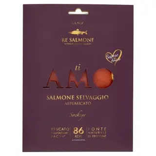 Re Salmone Ti Amo Salmone Selvaggio Affumicato Sockeye 80 G