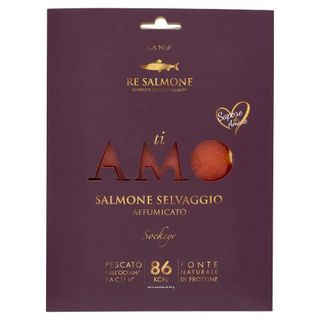 Re Salmone ti Amo Salmone Selvaggio Affumicato Sockeye 80 g