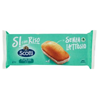 Riso Scotti Si Con Riso Senza Lattosio Plumcake Con Riso 6 X 31,7 G