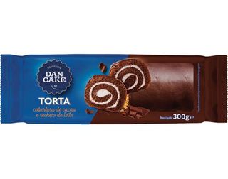 TORTA DANCAKE COM COBERTURA CACAU E LEITE 300G