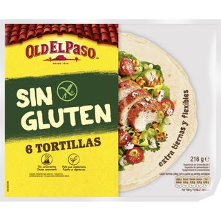 Tortilla Sin Gluten, Paquete 216 G