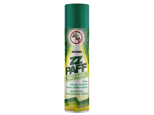INSETICIDA AEROSSOL ZZ PAFF CASA E PLANTAS 400ML