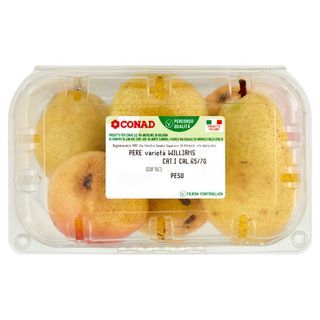CONAD Percorso Qualità Pere Williams Italia Cal. 65/70 1000 g - 8003170058606